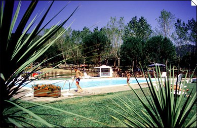 Camping con piscina nel Lazio