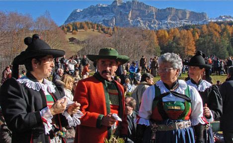 Traditionele kleding Trentino
