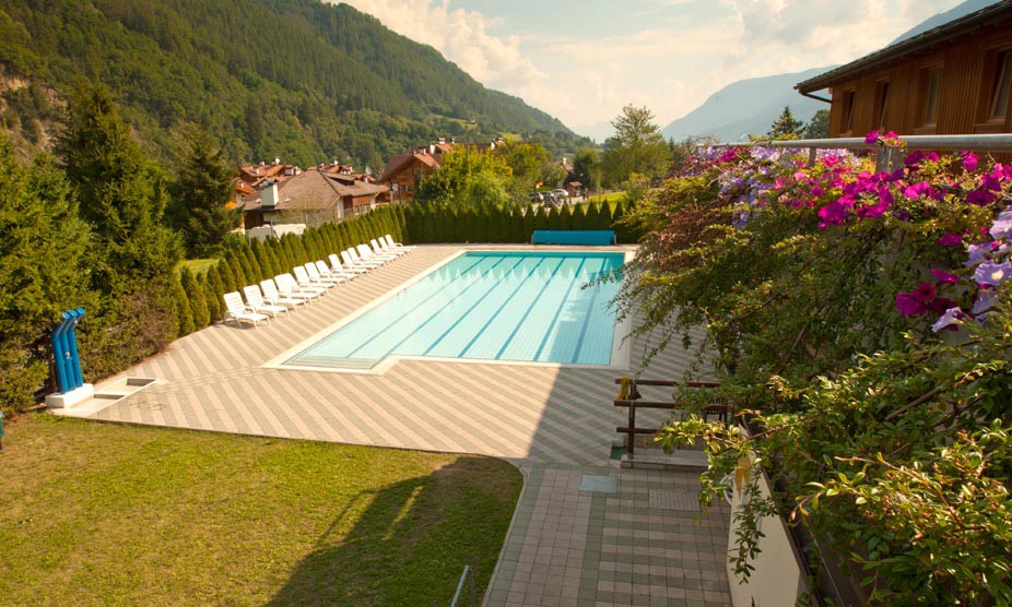 Camping met zwembad, Trentino