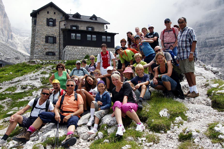 Wandelen in de bergen van Trentino