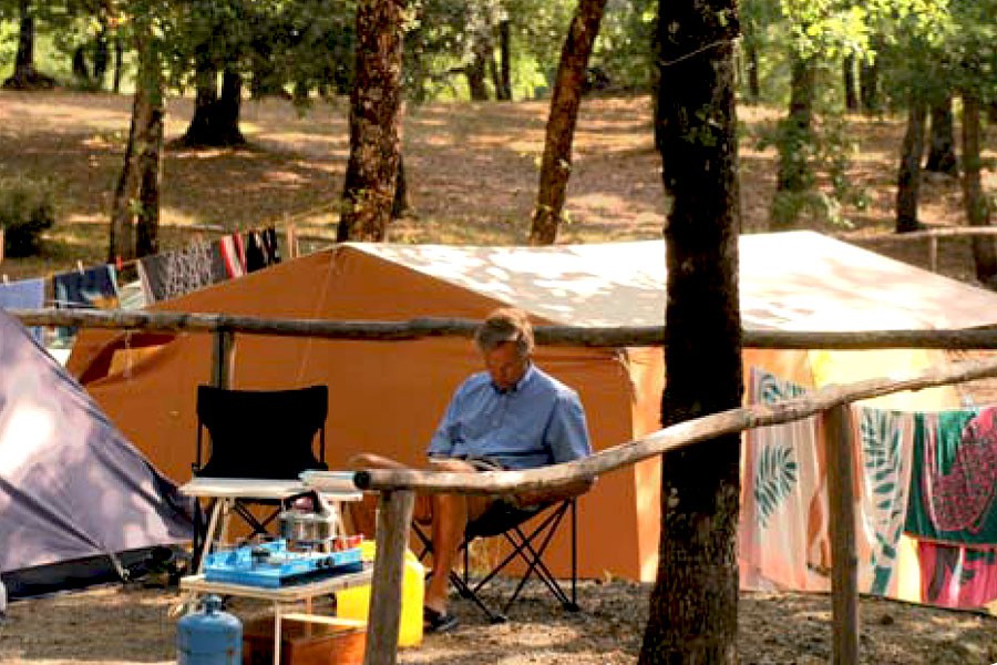 Het Camping in Toscane