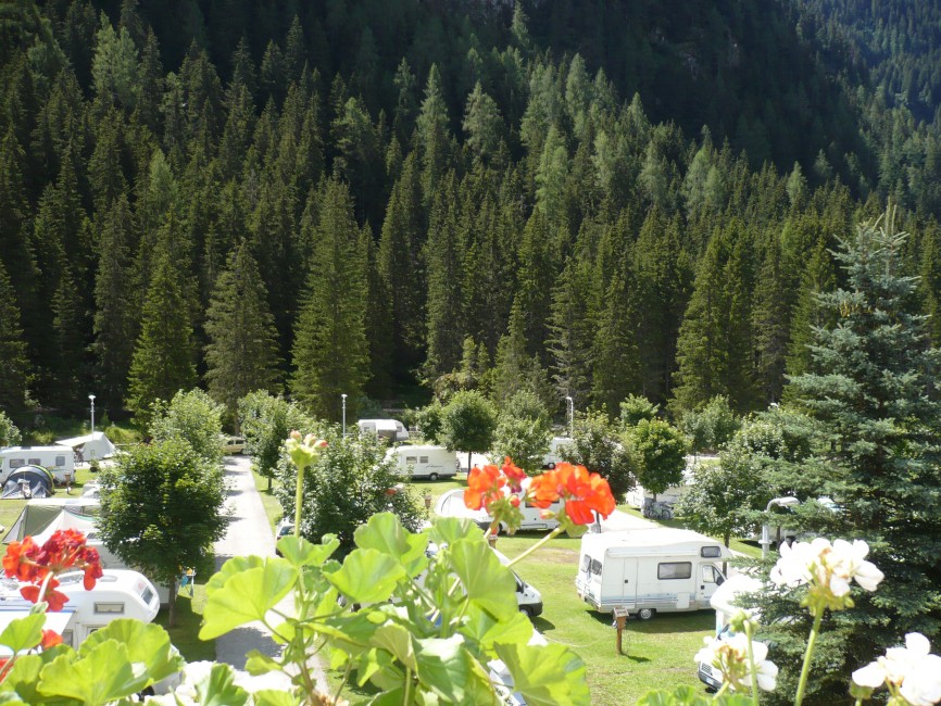 Het plaatsen van de Camping Miravalle