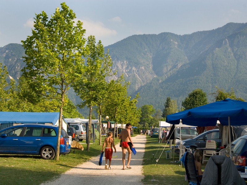 Camping Village aan het meer van Caldonazzo, Trentino Alto Adige