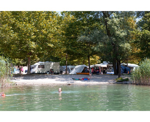 Camping aan het Lago Mergozzo, Piemonte
