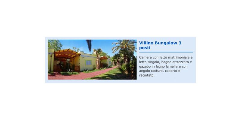 Bungalow in Marche